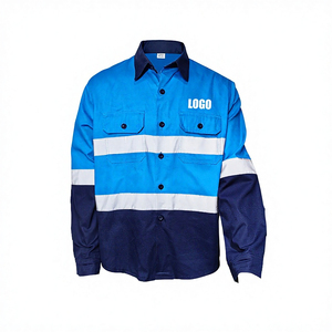 Camisa de Seguridad de Diseño, Ropa de Trabajo Reflectante Cómoda y de Alta Calidad con Logotipo Personalizado, Fabricación Directa de Fábrica - Product Image 2