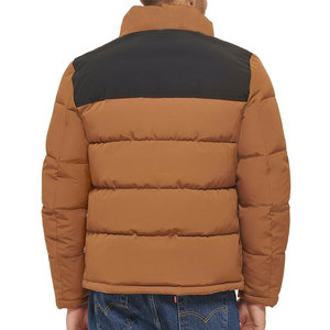 Bubble Mens Bomber <b>Jacket</b> OEM Custom Logo Waterproof Windproof Hooded Winter High Quality 2025 - Product Image 2