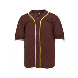 Camisetas de Béisbol Sublimadas Personalizadas de Alta Calidad, Tejido Transpirable, Servicio OEM, Venta al Por Mayor - Product Image 1