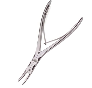 Pinza de corte ortopédica manual de doble acción Beyer Bone Rongeur, de acero inoxidable alemán, acabado Dall, instrumentos quirúrgicos - Product Image 4