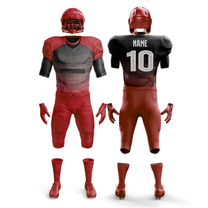 Maillot de football américain personnalisé à col en V par sublimation, maillot de football américain personnalisé brodé pour équipe - Product Image 4
