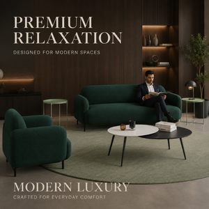 Juego de Sofás Tapizados de Lujo con Silueta Curva Moderna y Construcción Duradera de Madera de Roble Americano para una Decoración Interior Elegante - Product Image 2