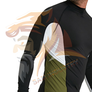 Wholesale Long Sleeve Gym Sublimation Printed Custom Logo <b>Compression</b> Gym <b>Shirts</b> Long Sleeve Quick Dry <b>Men</b> <b>Compression</b> <b>Shirts</b> - Product Image 6