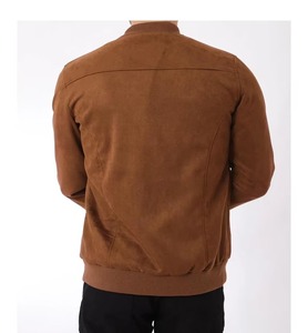 <b>Men's</b> Premium Goat <b>Suede</b> Bomber <b>Jacket</b> <b>Men's</b> Classic <b>Suede</b> Casual <b>Jacket</b> with Zipper <b>Men's</b> Vintage <b>Suede</b> <b>Jacket</b> Regular Fit - Product Image 2