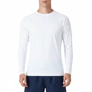 เสื้อยิมแบบรัดรูปสั่งทำพิเศษ |   เสื้อรัดกล้ามเนื้อผู้ชายสำหรับ BJJ และ MMA ลายพิมพ์แบบรีดร้อน แขนยาว ผลิตจากผ้าสแปนเด็กซ์/ไนลอน คุณภาพสูง - Product Image 1