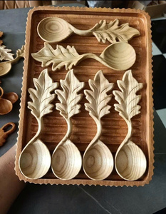 Cuchara de Madera Auténtica Hecha a Mano, Utensilio de Cocina Decorativo, Suministro al por Mayor para Distribución en el Mercado Internacional, Producto Profesional - Product Image 6