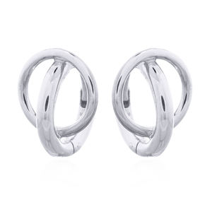 Impresionantes Aros Huggie de Doble Capa con Bisagra para Fiestas y Regalos de Tailandia - Product Image 1