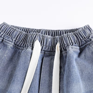 Nouveauté été : Short en jean rétro coréen pour homme, coupe ample et large, délavé et tendance - Product Image 5