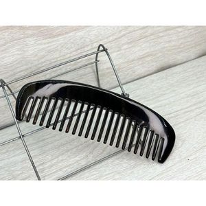 Peigne à barbe en corne de buffle naturel poli, outil de toilettage pour hommes, pour coiffure des cheveux épais et voyage - Product Image 3