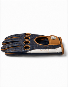 Gants de conduite en cuir véritable tendance, respirants, compatibles écran tactile, thermiques, unisexes, vente en gros, personnalisables, pour voiture, vélo, extérieur, hiver - Product Image 1