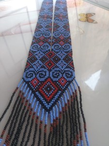 UNIQUE Ukrainian Gerdan Necklace |Chunky|Ethnic |Tribal |<b>Bead</b> Necklace |Unique |African Woman Necklace with earring,for gifted - Product Image 3