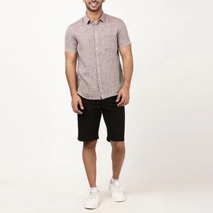 Shorts Chino Bermuda Décontractés pour Hommes de Haute Qualité 100% Coton OEM Personnalisés avec Ceinture Élastique, Devant Plat, Fermeture Éclair et Multiples Poches - Product Image 5