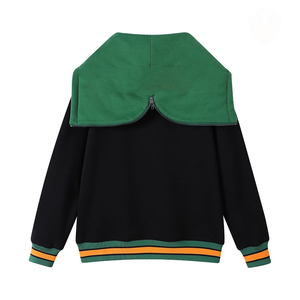 Sudadera con Capucha de Alta Calidad FAMU Negra para Fraternidad, con Pedrería, Algodón, Estampado Animal Personalizado en el Pecho, Venta al por Mayor de Invierno 2026 - Product Image 2