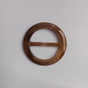 Classic Resin Buckle Oval Shape Light Brown High Quality <b>Bag</b> <b>Accessories</b> - Product Image 2
