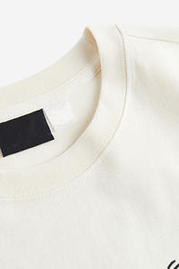 Camisetas cortas de alta calidad, 100% algodón grueso, con logo impreso y bordado, talla grande, corte holgado para hombre - Product Image 5