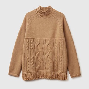 Refined Women's Knitted <b>Sweater</b> Soft <b>Turtleneck</b> Winter Casual Pullover High Quality Solid Color Fashion Jumper Breathable - Product Image 2