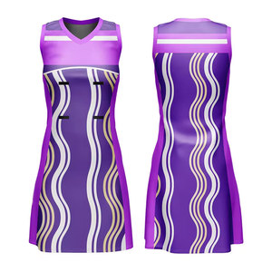 Wholesale 2025 Custom Netball Uniforms Sexy Netball Jersey <b>Bibs</b> Cheap Netball Dresses Comfortable High Quality OEM Service - Product Image 4