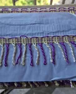 Dentelle zalar élégante avec finition scintillante, idéale pour les tenues de mariage et de soirée. - Product Image 3