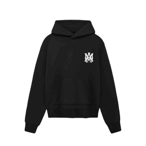 เสื้อฮู้ดซิปผู้ชายผ้าฟลีซพิมพ์ลายปักโลโก้สั่งทำขายส่งสำหรับฤดูหนาว น้ำหนักเบา สีดำ สำหรับผู้ใหญ่ - Product Image 1