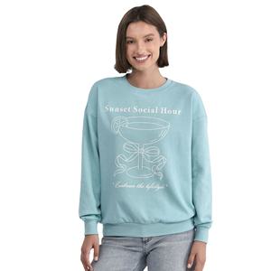 Sweat-shirt oversize 100% coton, sweat-shirt élégant pour la mode d'hiver, sweat-shirts imprimés en gros pour femmes de BD - Product Image 5