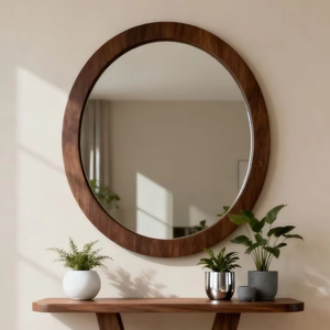 กรอบกระจกติดผนังไม้ทำมือทุกขนาด ขายส่ง ตกแต่งบ้านอย่างมีสไตล์ - Product Image 1