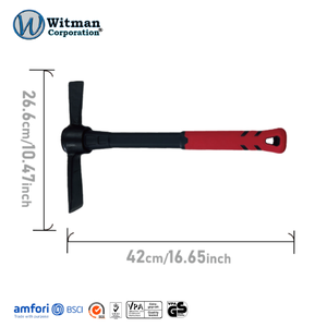 Herramienta de Jardinería Industrial Portátil de 42 cm, de Acero Forjado, Doble Cabeza, para Remover Raíces, Desbrozar, Romper la Tierra y Excavar - Product Image 2