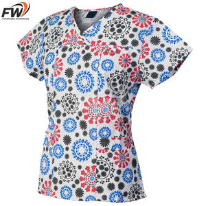 Uniforme Médico Transpirable de Textura Suave y Ligero con Cintura Flexible, Conjuntos de Uniformes Médicos Personalizados - Product Image 2