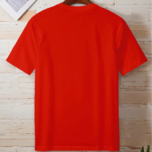 T-shirts tissés pour hommes coupe classique personnalisés 100 % coton écologique à manches courtes col ras du cou streetwear imprimé DTG vente en gros - Product Image 6