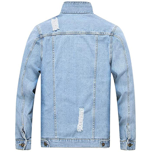 Veste en jean premium pour homme, classique, boutonnée, décontractée, conçue pour un confort quotidien, les voyages et un style intemporel - Product Image 2