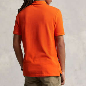 Polo en polyester uni pour hommes, vente en gros, personnalisable avec logo, idéal pour le golf - Product Image 4