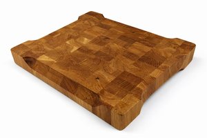 Planche à découper en bois d'acacia personnalisée avec poignée, plateau en bois massif, planche à découper de cuisine pour fruits, aliments et charcuterie - Product Image 3