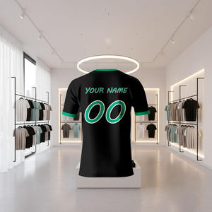 T-shirt léger en polyester à col rond et manches courtes pour impression par sublimation à chaud - Product Image 3