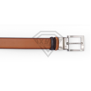 Ceinture Réversible en Cuir Véritable pour Homme – Fabricant de Vêtements de Haute Qualité – Ceintures Habillées de Luxe Formelles Marron et Noires – Vente en Gros - Product Image 2