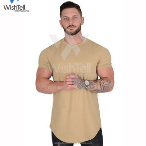 Camisetas informales 100% algodón OEM de alta calidad para hombre, últimos diseños y manga corta con cuello redondo, camiseta en blanco - Product Image 4