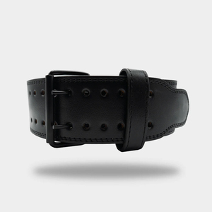 Durable adjustable leather lifting belt gym waist support bodybuilding fitness heavy duty training strong gear - Product Image 2