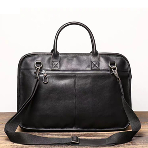 leather <b>briefcase</b> genuine leather laptop bag <b>briefcase</b> for working Leather Laptop Bag Executive Style Carry Case for Office - Product Image 2