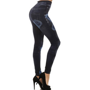 Leggings pour femmes en coton/fibre de bambou, taille mi-haute, tricotés, sublimation, séchage rapide, durables, nouvelle arrivée, qualité supérieure - Product Image 2