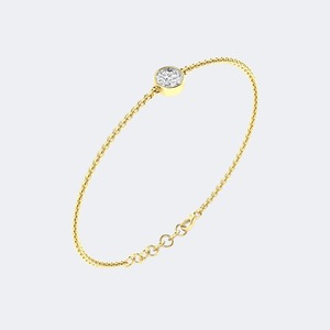 Luxury Round Brilliant Lab Grown Diamond Bracelet 14K <b>Gold</b> Women 0.75CTW Certified EF Color VS VVS Purity Wedding <b>Bangle</b> Jewelry - Product Image 6