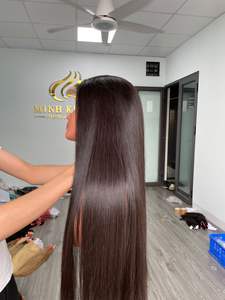 Venta caliente Base de encaje de cabello Remy brasileño 130-150 densidad HD para peluca estilo recto prearrancado pequeño B - Product Image 4