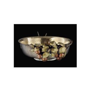 New Stylish Handmade <b>Metal</b> <b>Bowl</b> For Date Serving Arabic <b>Bowl</b> with Classic Design Gulf Style Meena Work High Grade Material - Product Image 2