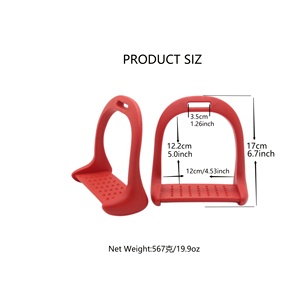 High-strength <b>Nylon</b> Stirrup Professional Equestrian Horse Stirrups Shockproof Design Wide Base Anti <b>Slip</b> Riding Accessories - Product Image 6
