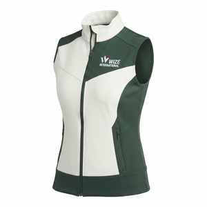 Chaleco Ecuestre Unisex WIZE INTERNATIONAL, Sin Mangas, Cortavientos, Color Sólido, Diseño Bloqueado, Cintura Alta, Largo Completo, Transpirable - Product Image 3