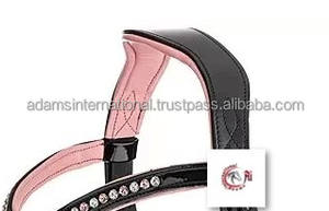 Equipo de Carreras de Caballos de charol ecuestre, tocado acolchado colorido con banda para la frente y brida para caballo - Product Image 4