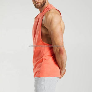 Camiseta Deportiva de Gimnasio para Hombre, Ajustada, con Logotipo Estampado, Cuello Redondo, Transpirable, 100% Poliéster, Tejido de Malla, al por Mayor - Product Image 2