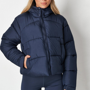 <b>Winter</b> Motorcycle Puffer Jacket Custom Logo Breathable Eco-Friendly Soft Waterproof Knitted Floral Pattern Best Selling - Product Image 5
