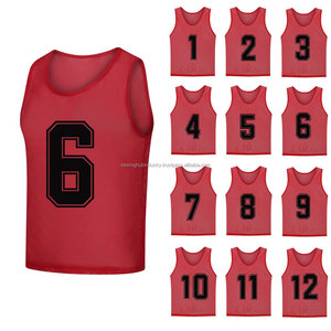 Chalecos de Entrenamiento de Alta Calidad, Ropa Deportiva, Uniforme de Equipo de Doble Cara, Personalizable, Camiseta de Fútbol de Secado Rápido, 100 Chalecos de Entrenamiento - Product Image 5