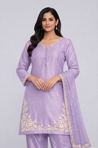 Robe de mariée pakistanaise lourde en soie Lehenga Choli longue avec broderie perlée, robe de mariage traditionnelle 2026 - Product Image 5