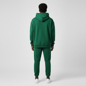 High Quality 100% Cotton Men's Oversized Fleece Pullover <b>Hoodies</b> <b>Plain</b> Dyed 2 Tone Embroidered Logo Eco-Friendly Stonewashed - Product Image 4