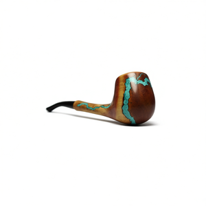 Pipe à fumer en bois fabriquée en usine, design vintage fait main, durable, écologique, réutilisable avec logo personnalisé, portable - Product Image 2