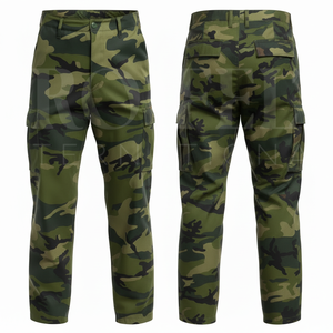 Low MOQ Customized Camouflage Pattern Cargo <b>Pants</b> for <b>Men</b> Outdoor Workwear Casual Wear Cotton Waterproof Trousers <b>Men's</b> - Product Image 2